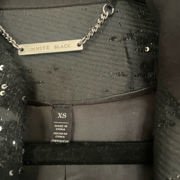 WHBM Embellished Black Jacket XS - Picture 6 of 8